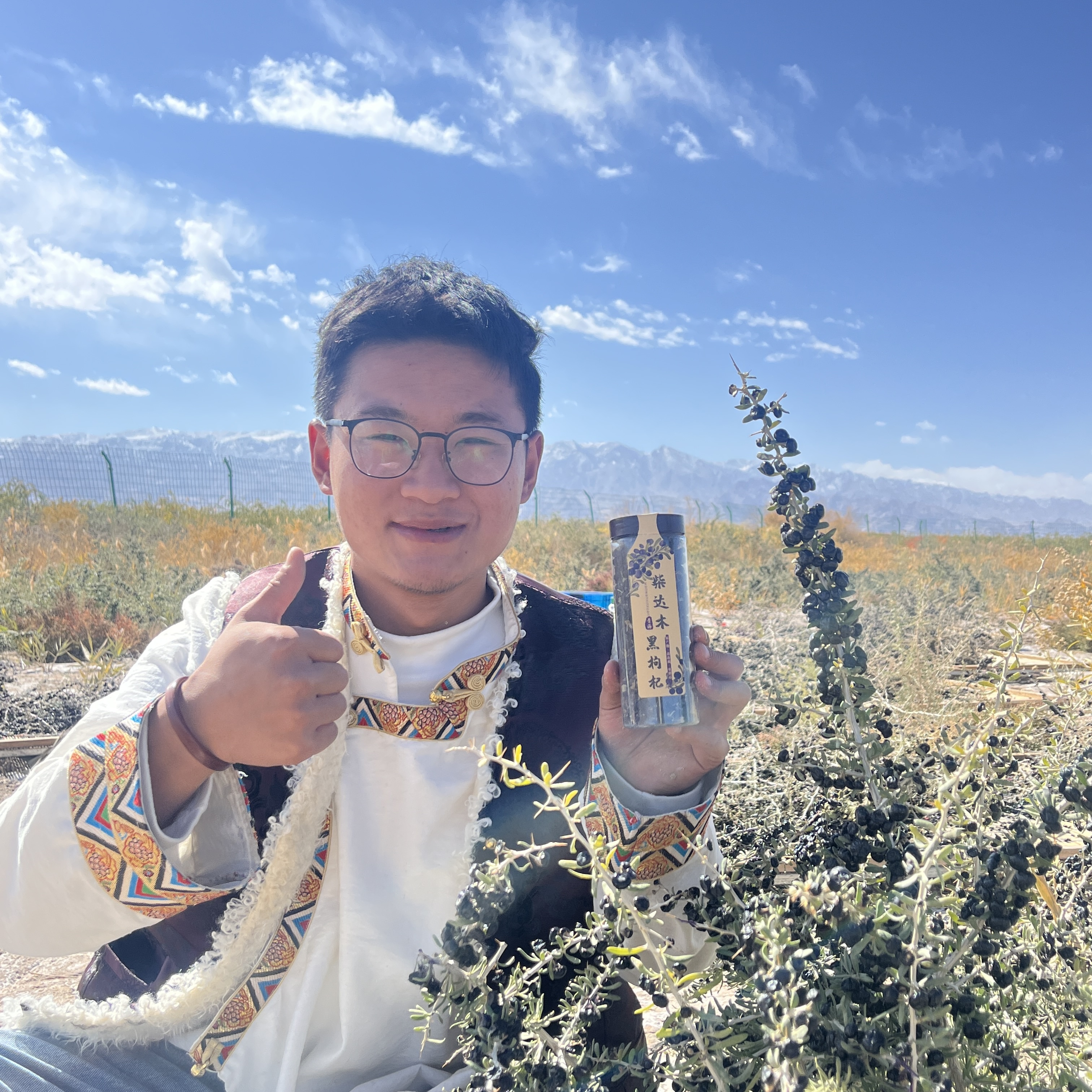 小杜25年头茬黑枸杞无熏无染自然晾晒满满花青素