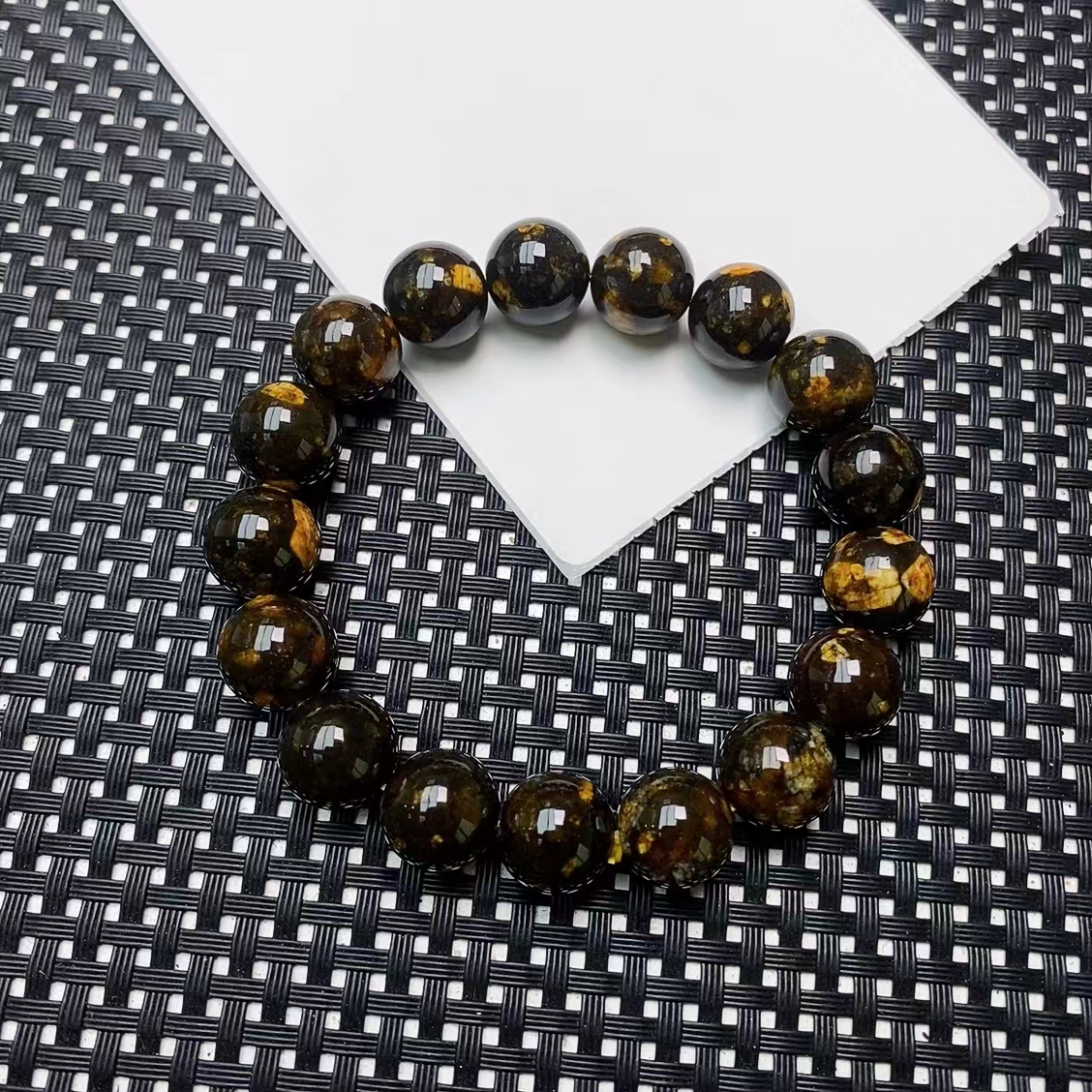 [小石]A945黑樱花手链12M