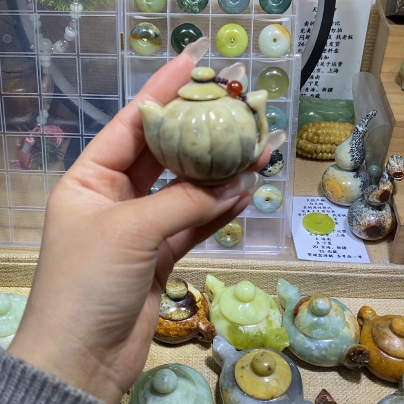 【闪购商品】蛇纹石玉颈饰未镶嵌38