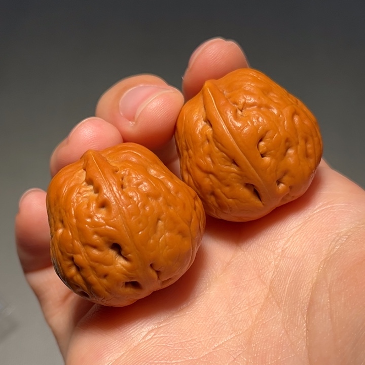 文玩核桃把件玉蟾1849