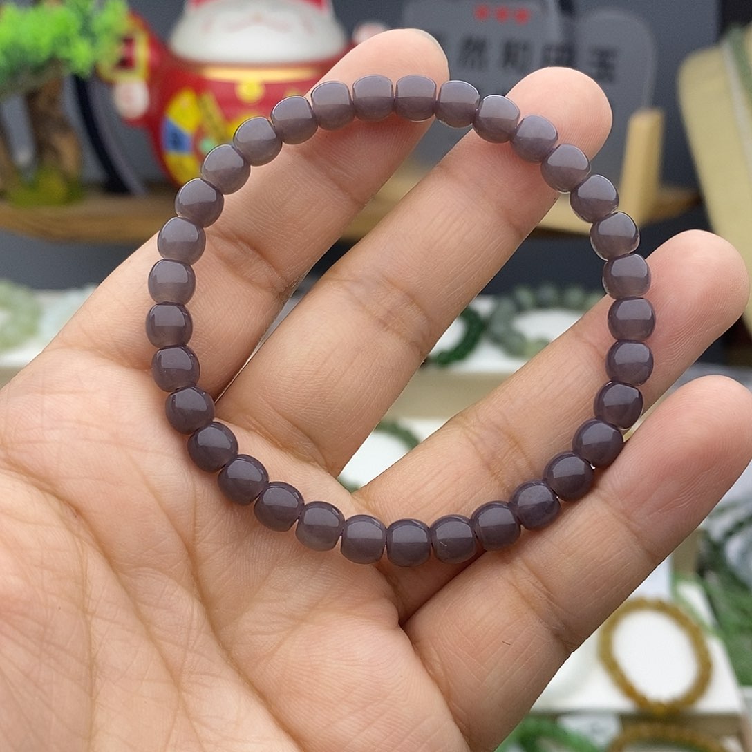 和田玉（碧玉）手链未镶嵌