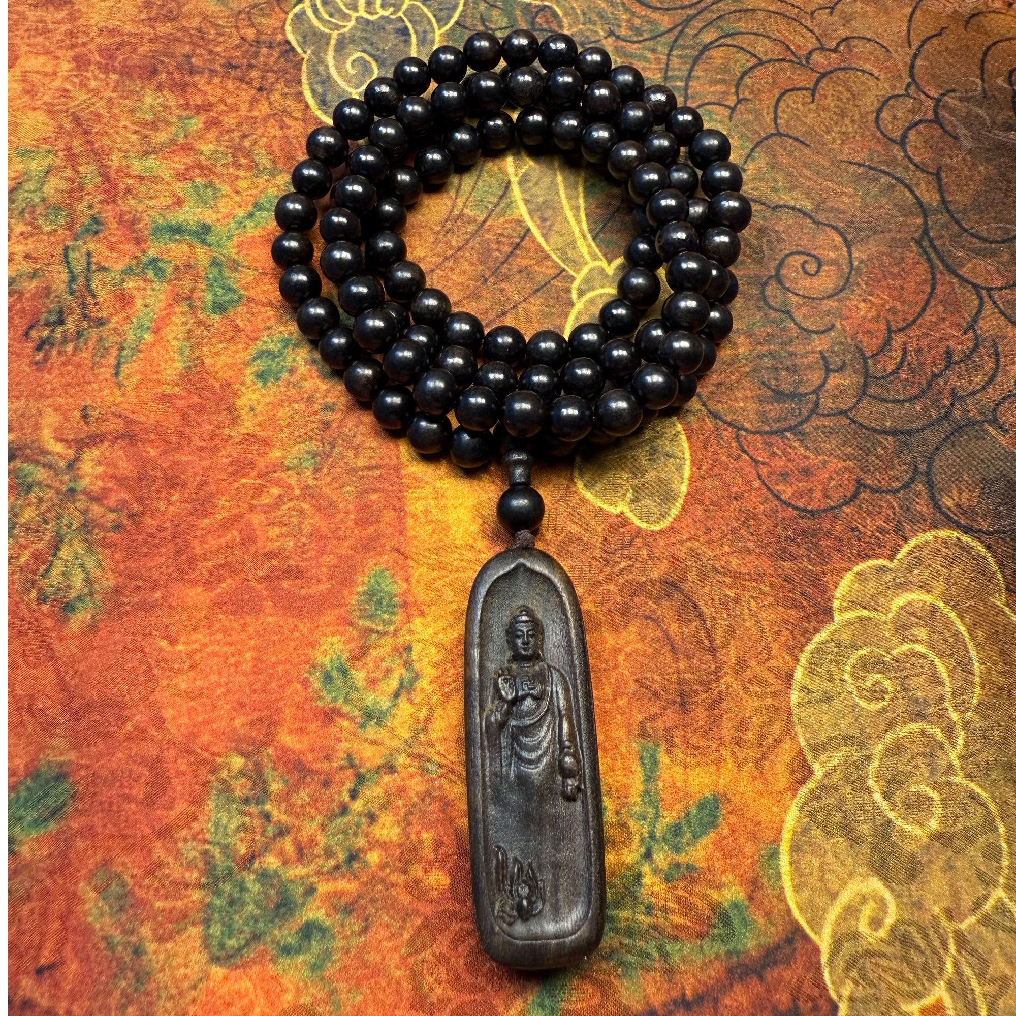 A110小叶紫檀108颗佛牌-无礼盒