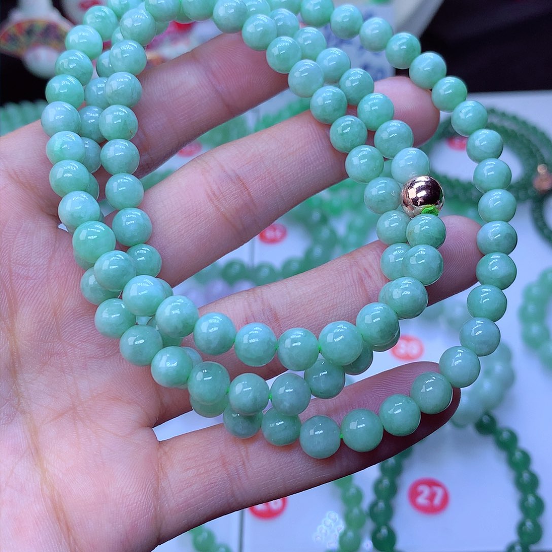 翡翠毛衣链未镶嵌卡7