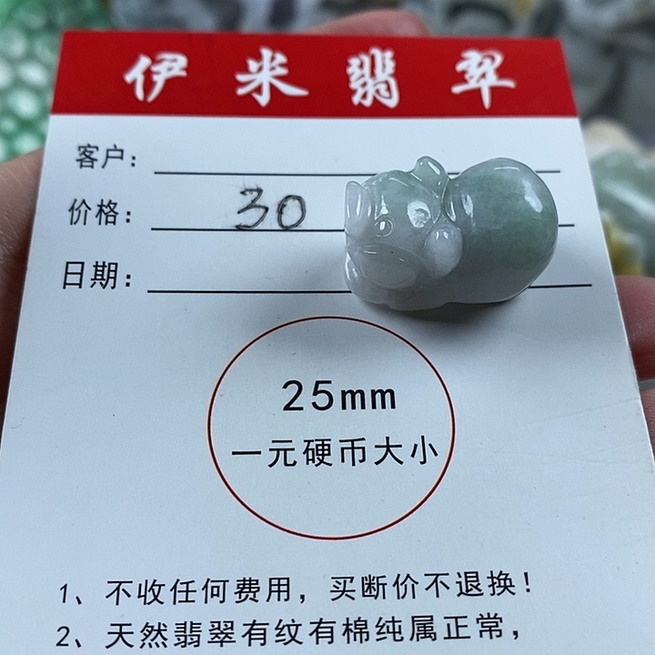 翡翠颈饰未镶嵌翡翠114