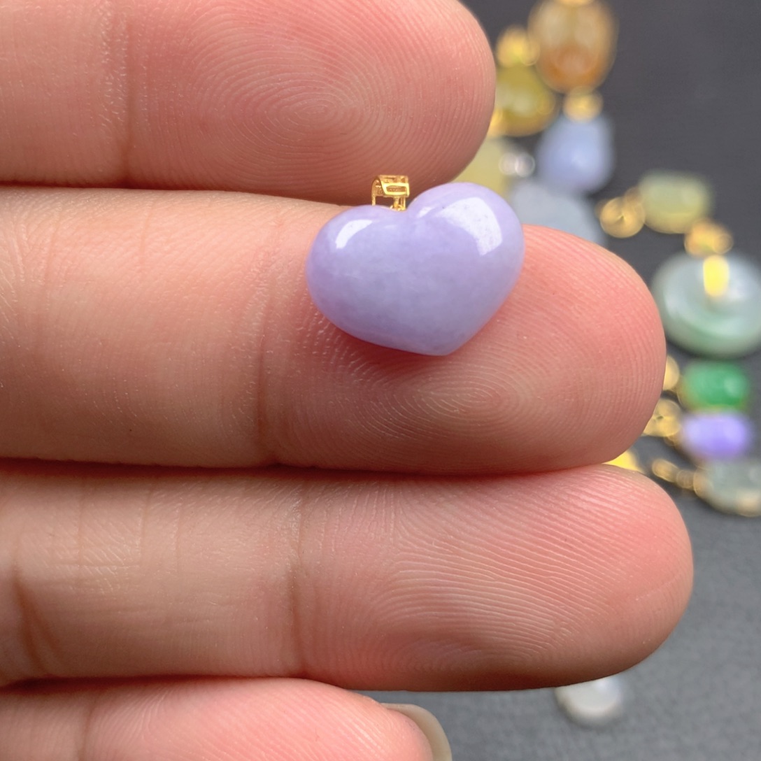 【闪购商品】颈饰18K金镶嵌翡翠翡翠