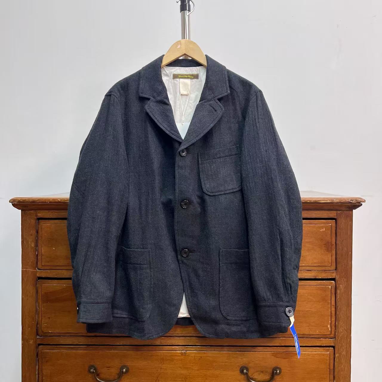 ini 男款阔版夹克外套 XX001 DM25F775