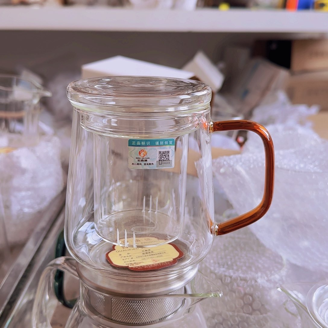 高硼硅玻璃茶水分离款S028