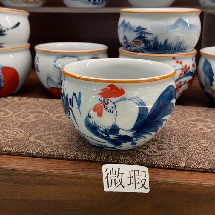 釉下老陶泥手工绘制