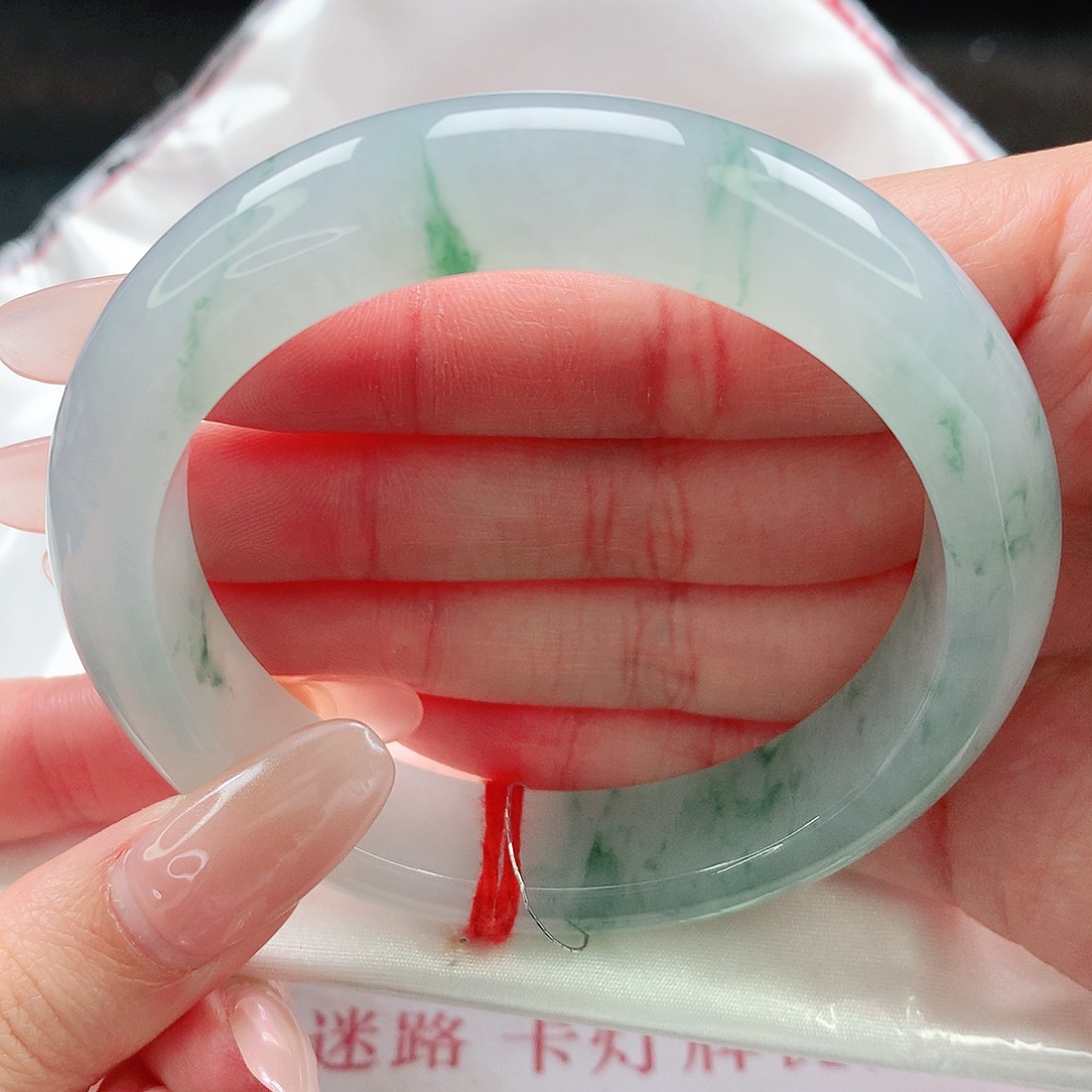 未镶嵌手镯翡翠57圈
