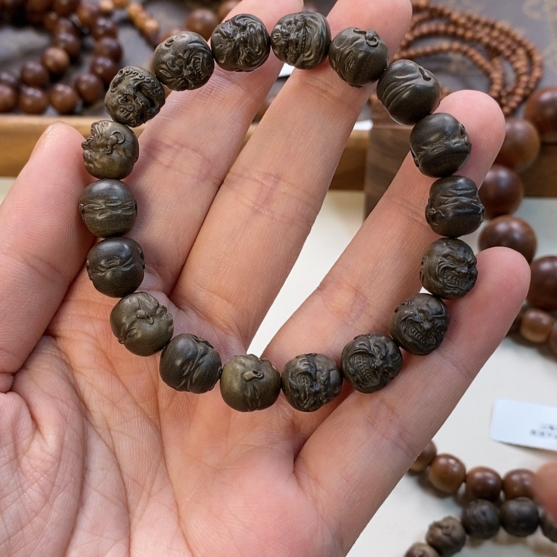 檀香木手串/手链雪阴沉11