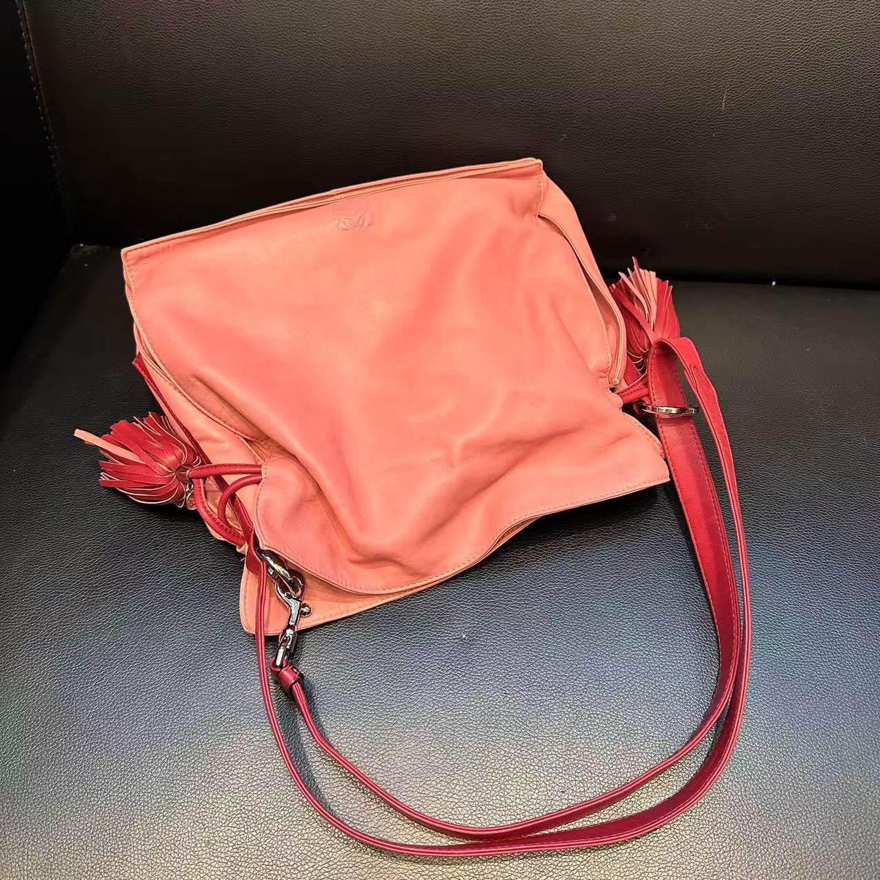 95新 LOEWE/罗意威 二弟/派25/7400/单肩包