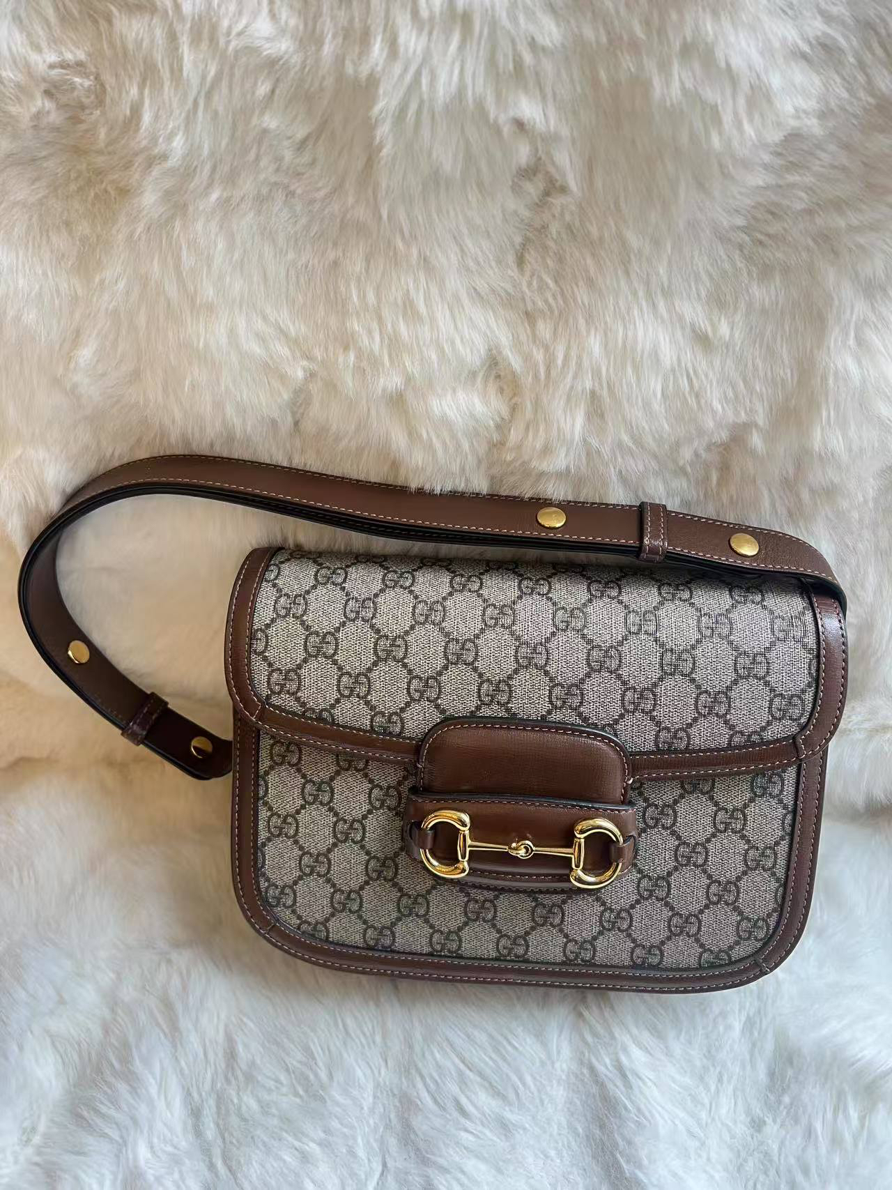 99新 GUCCI/古驰 Gucci1955中号焦糖色