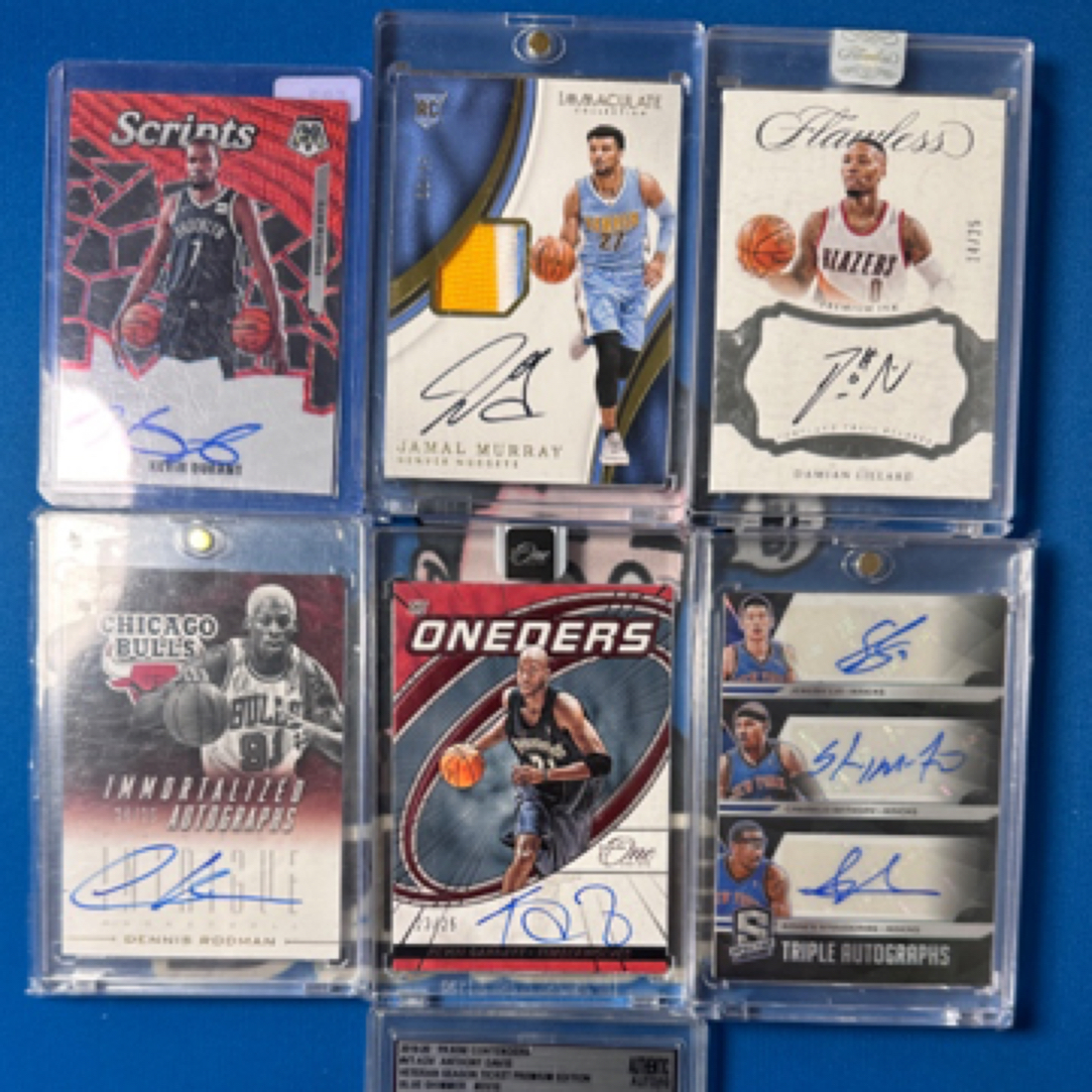 篮球 帕尼尼 UD 球星签字卡 球星球衣实物卡【直发不代拆】