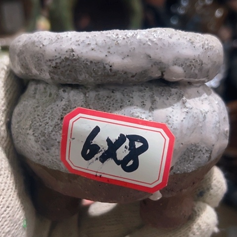 红陶粗陶花盆手工