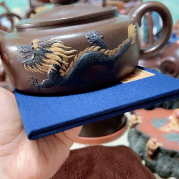 茶壶紫砂紫砂壶收藏起来了！