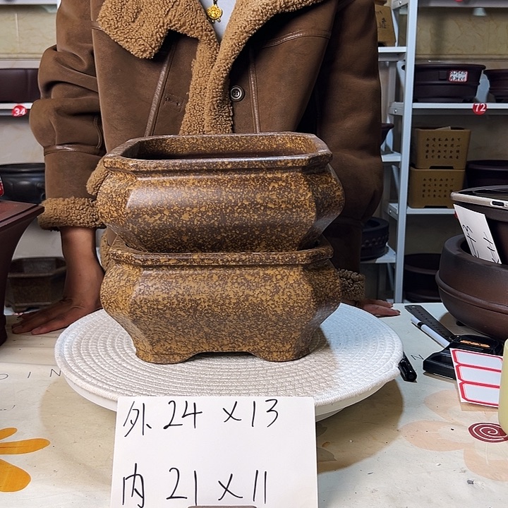 紫砂紫砂花盆花盆