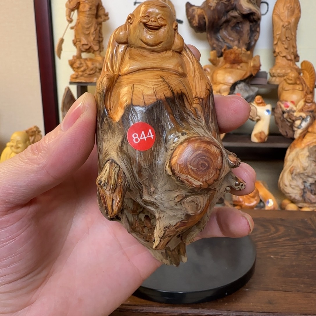 崖柏小木匠艺雕一物一拍