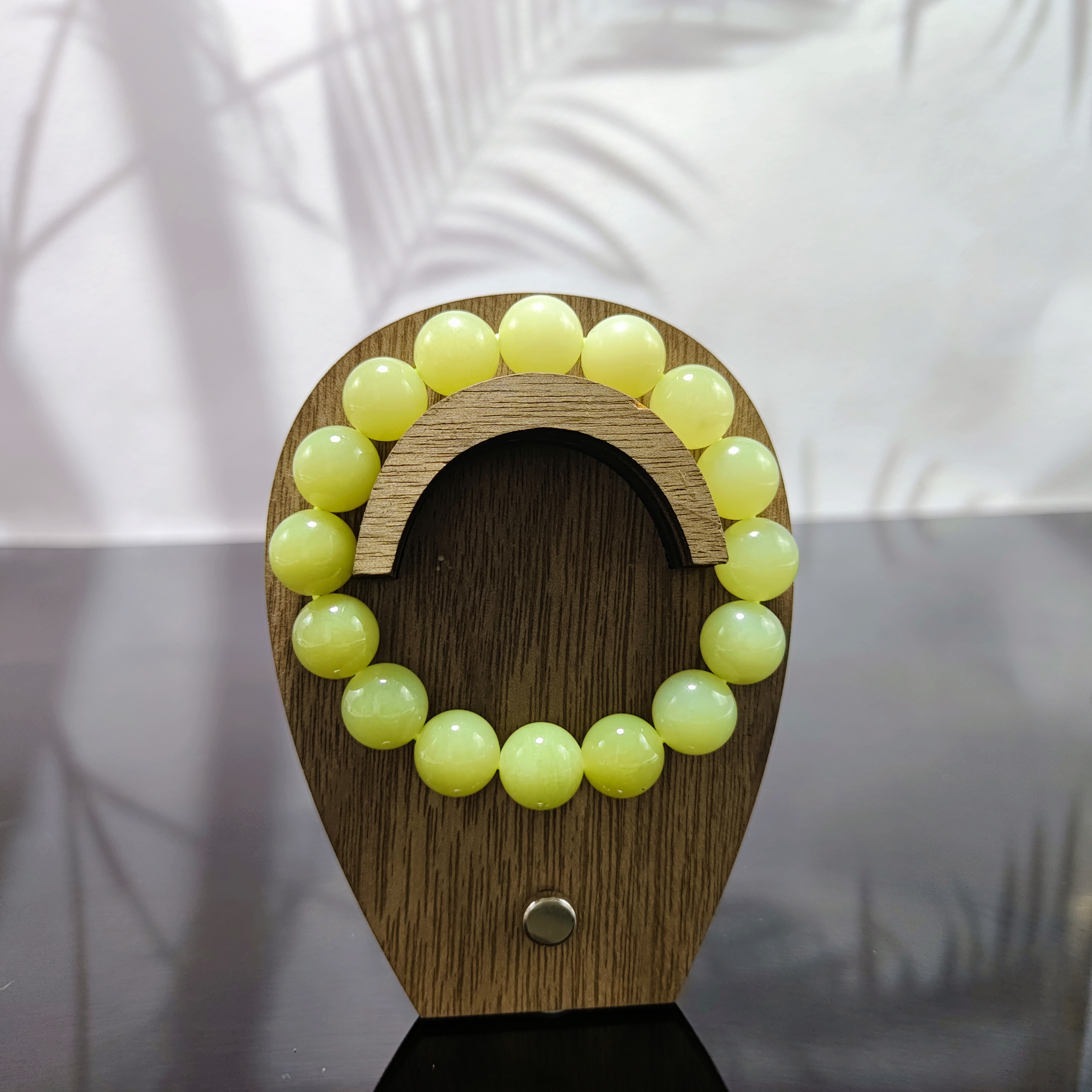 H和田玉渐变圆珠手串（卡12）3422