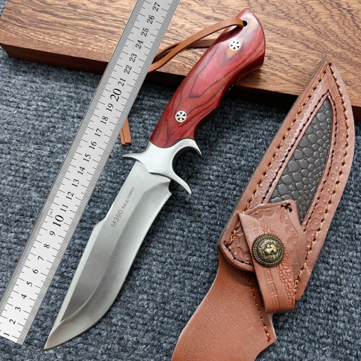 【破将二代】户外家用野外锋利宰羊切肉切水果小刀送刀套