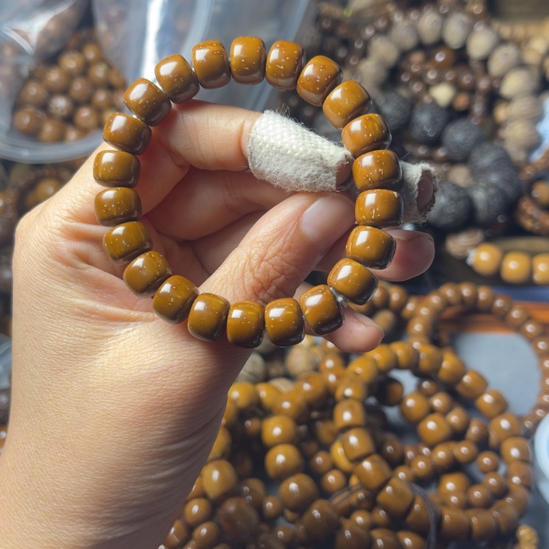 紫金鼠手串10短轴老型实心紫金鼠手串