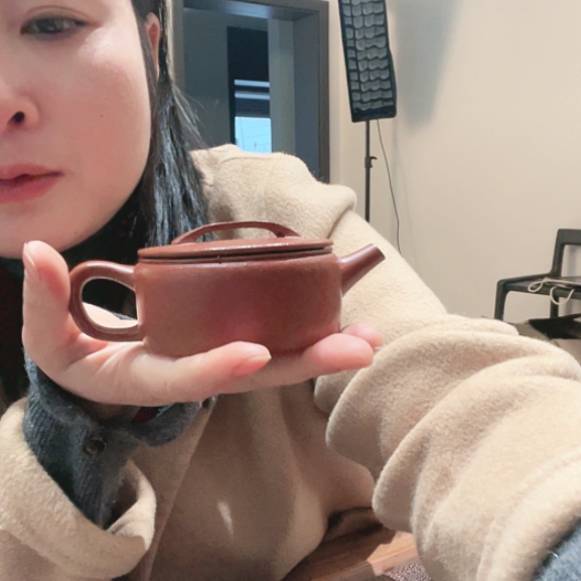 【闪购商品】紫砂茶壶紫砂壶朱泥汉瓦100cc