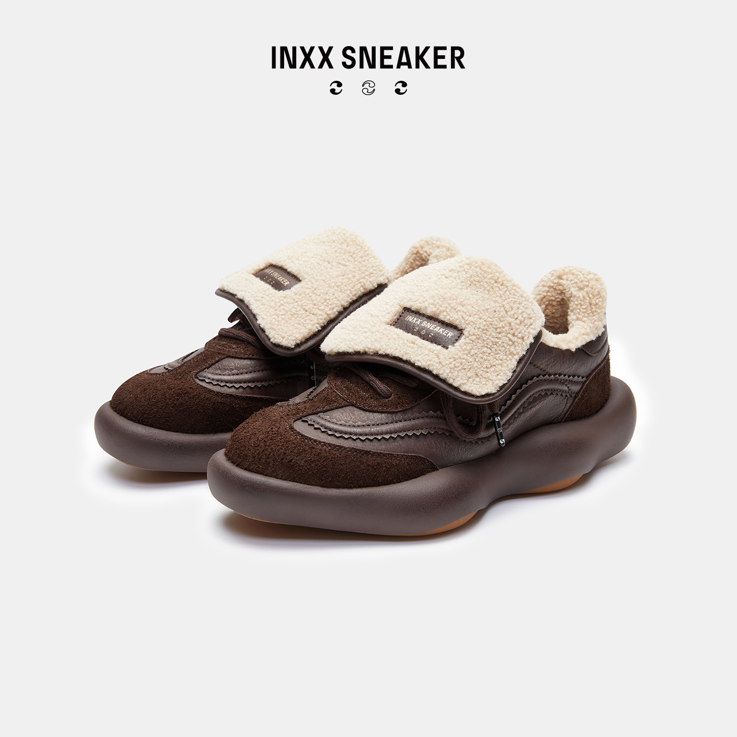 INXX SNEAKER 轻奢鞋子口香糖异型鞋「现货」热巧棕