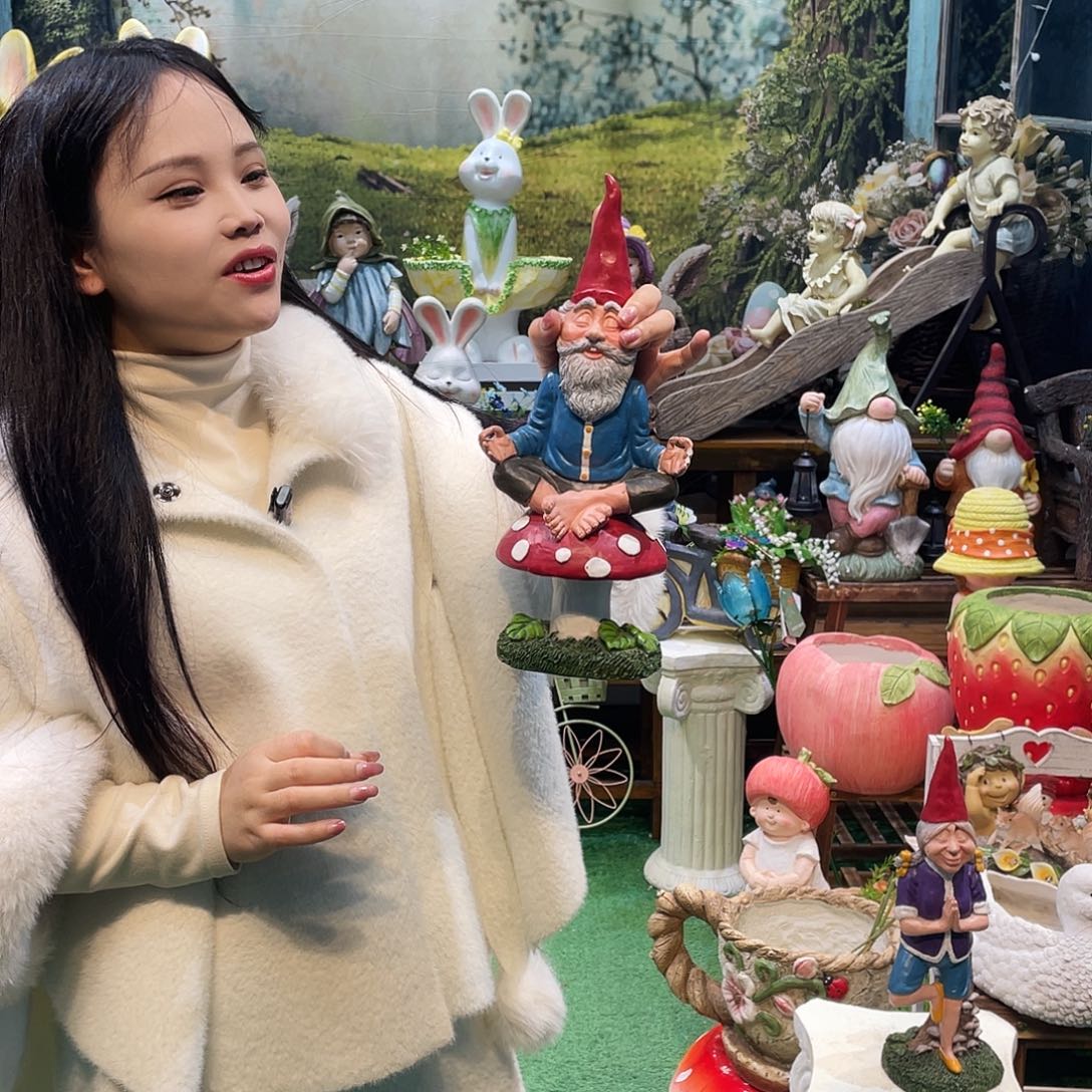 摆件花园摆件红红火火