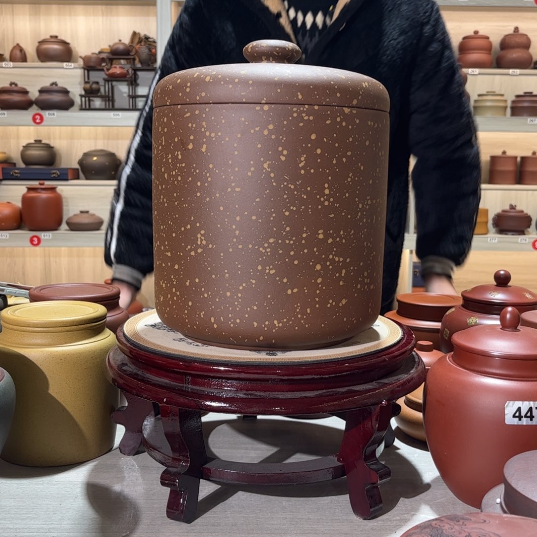 茶叶罐紫砂8饼茶叶罐