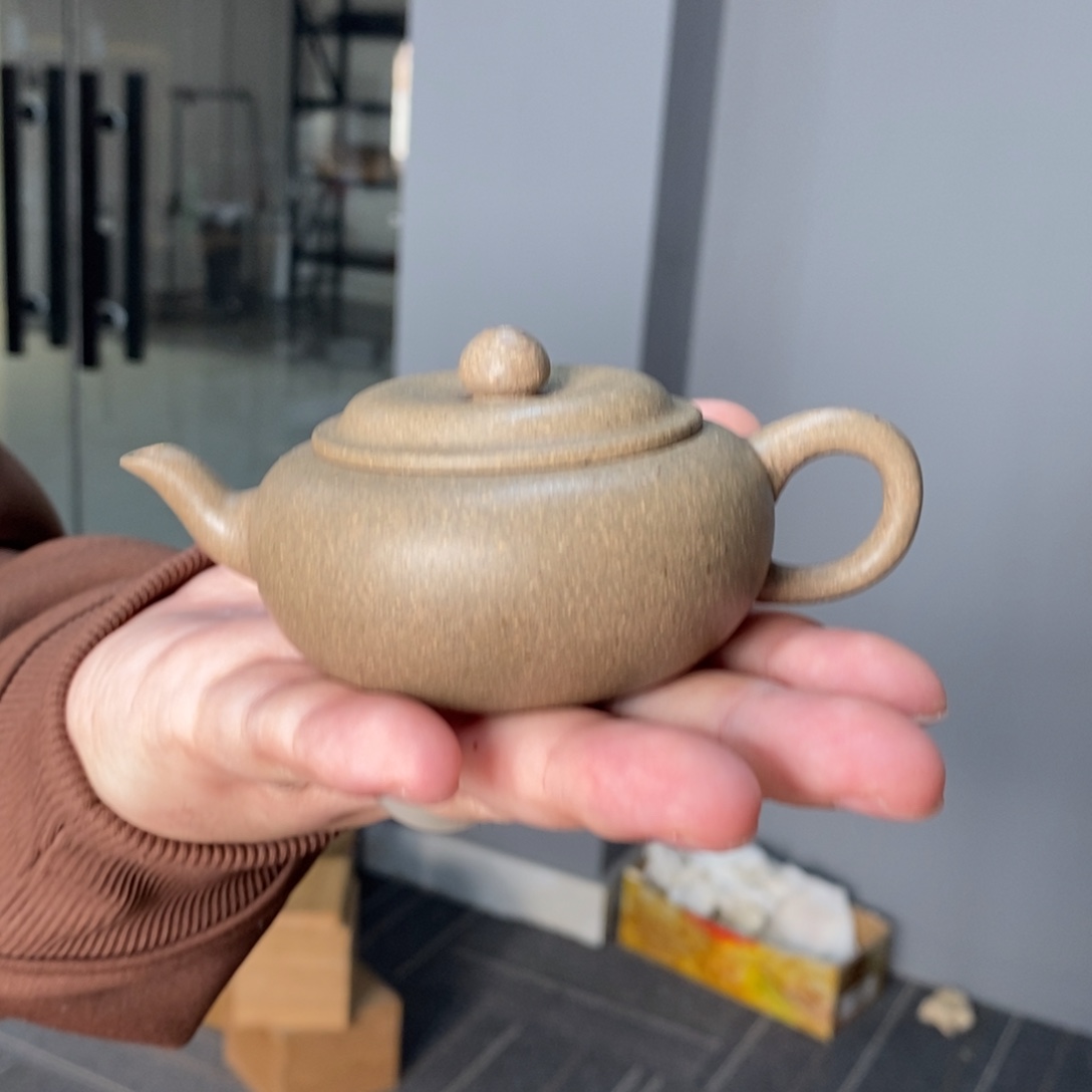 紫砂茶壶90毫升清段宫灯