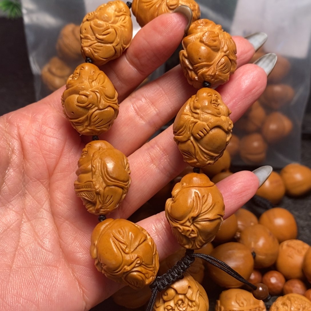 橄榄核手串/手链八宝弥勒