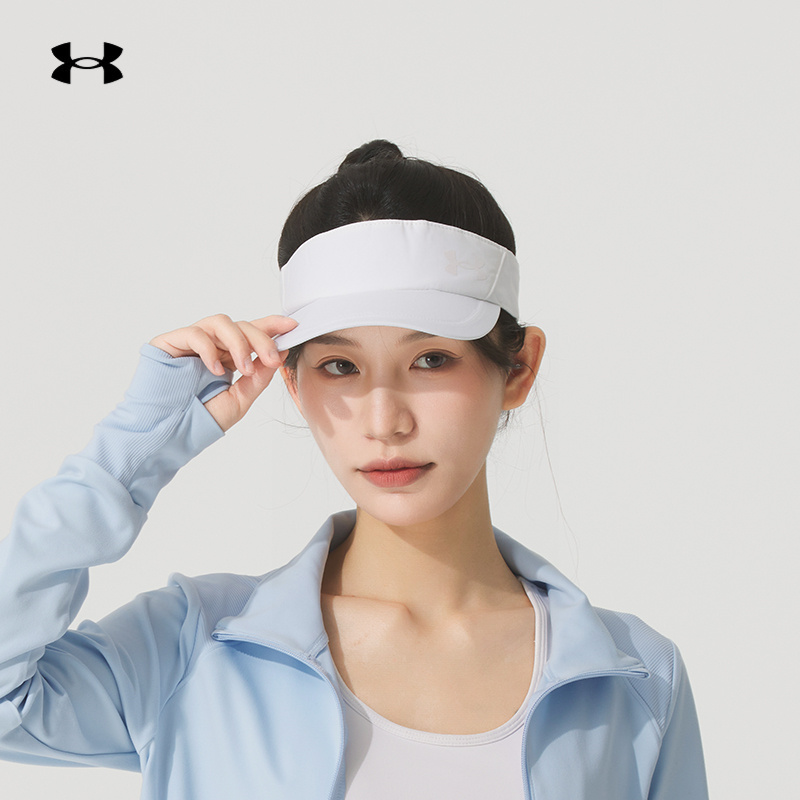 UA安德玛遮阳帽夏季新款空顶帽跑步健身高尔夫户外网球帽透气女帽