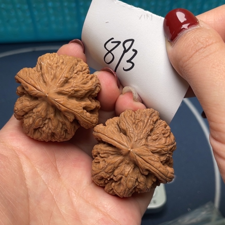 文玩核桃把件粗筋42