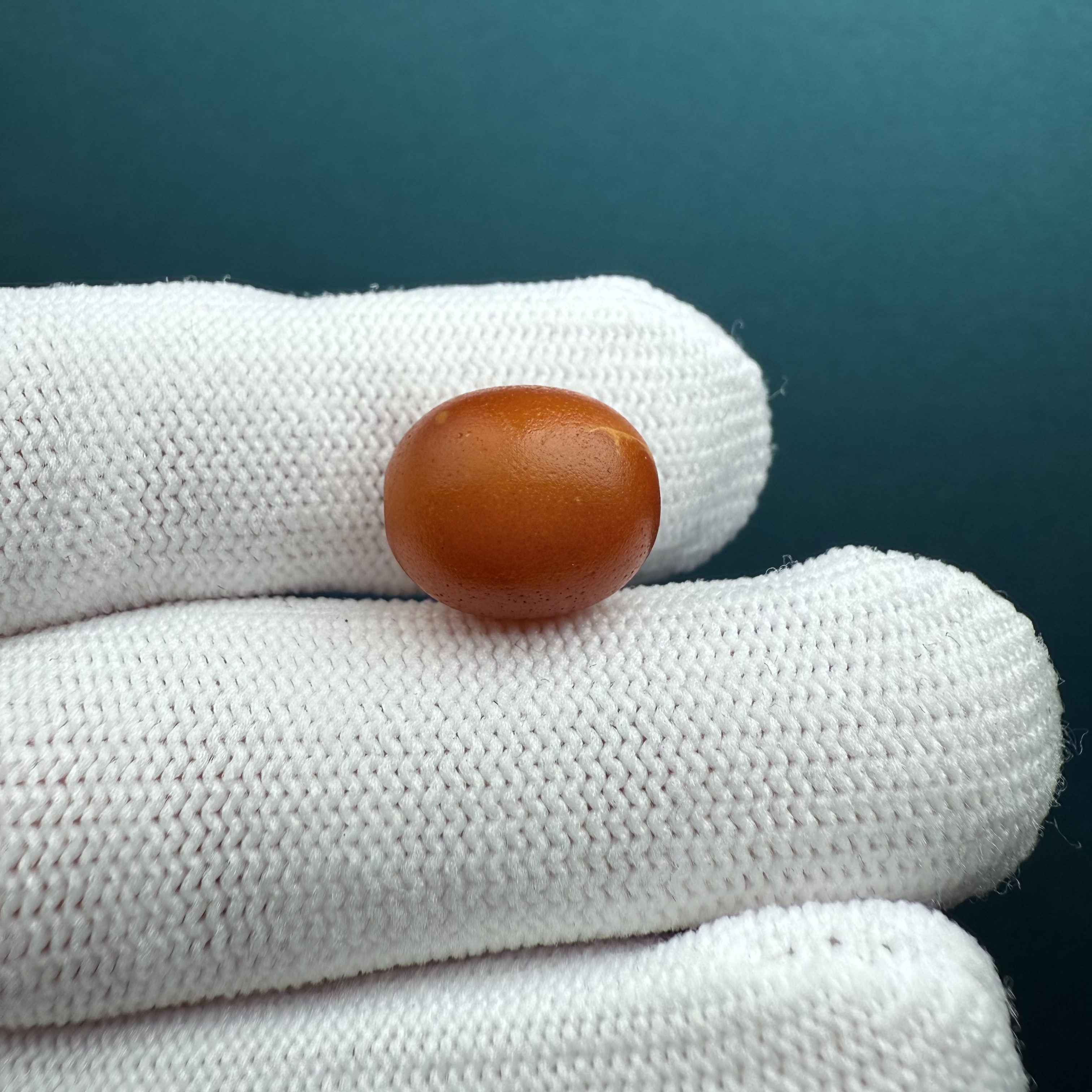 A8806天然原矿蜜蜡老蜡 枣珠11.3*13mm 支持复检 假一罚十