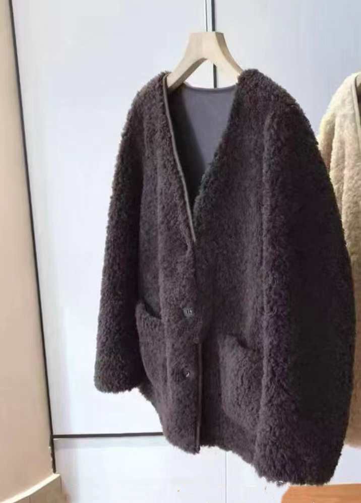 FUJIA STYLE新款时尚百搭简约气质休闲纯色外套P29