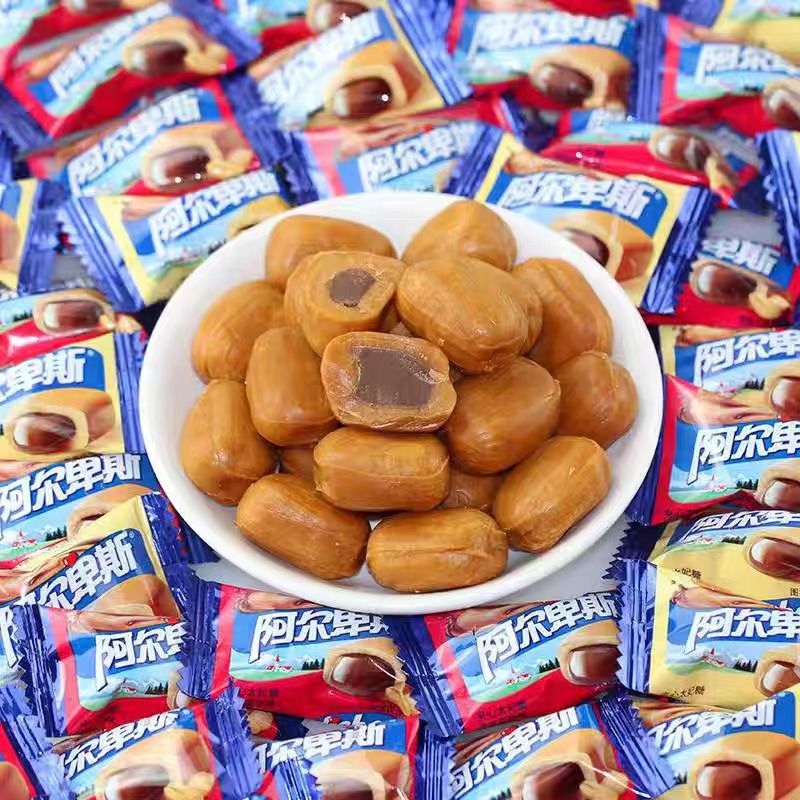 阿尔卑斯太妃糖巧克力夹心糖果散称