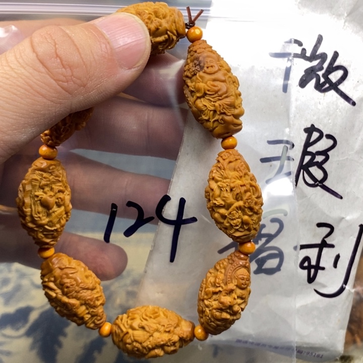 橄榄核手串/手链橄榄核雕工艺手串