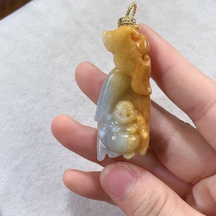 翡翠未镶嵌颈饰翡翠吊坠