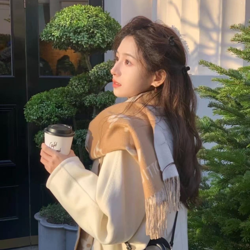 【专柜撤柜】字母保暖时尚 绒绒围巾 男女同款