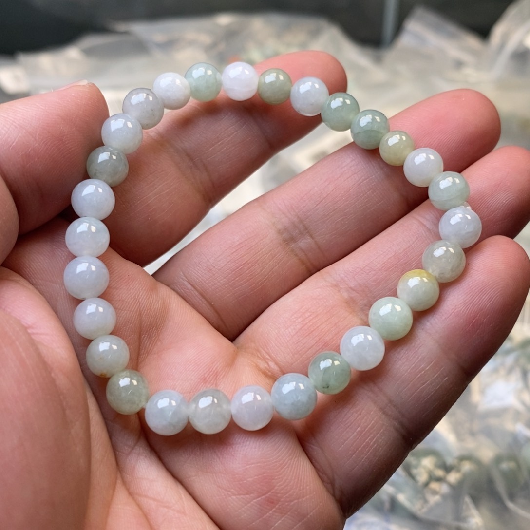 未镶嵌手串翡翠天然缅甸A货翡翠