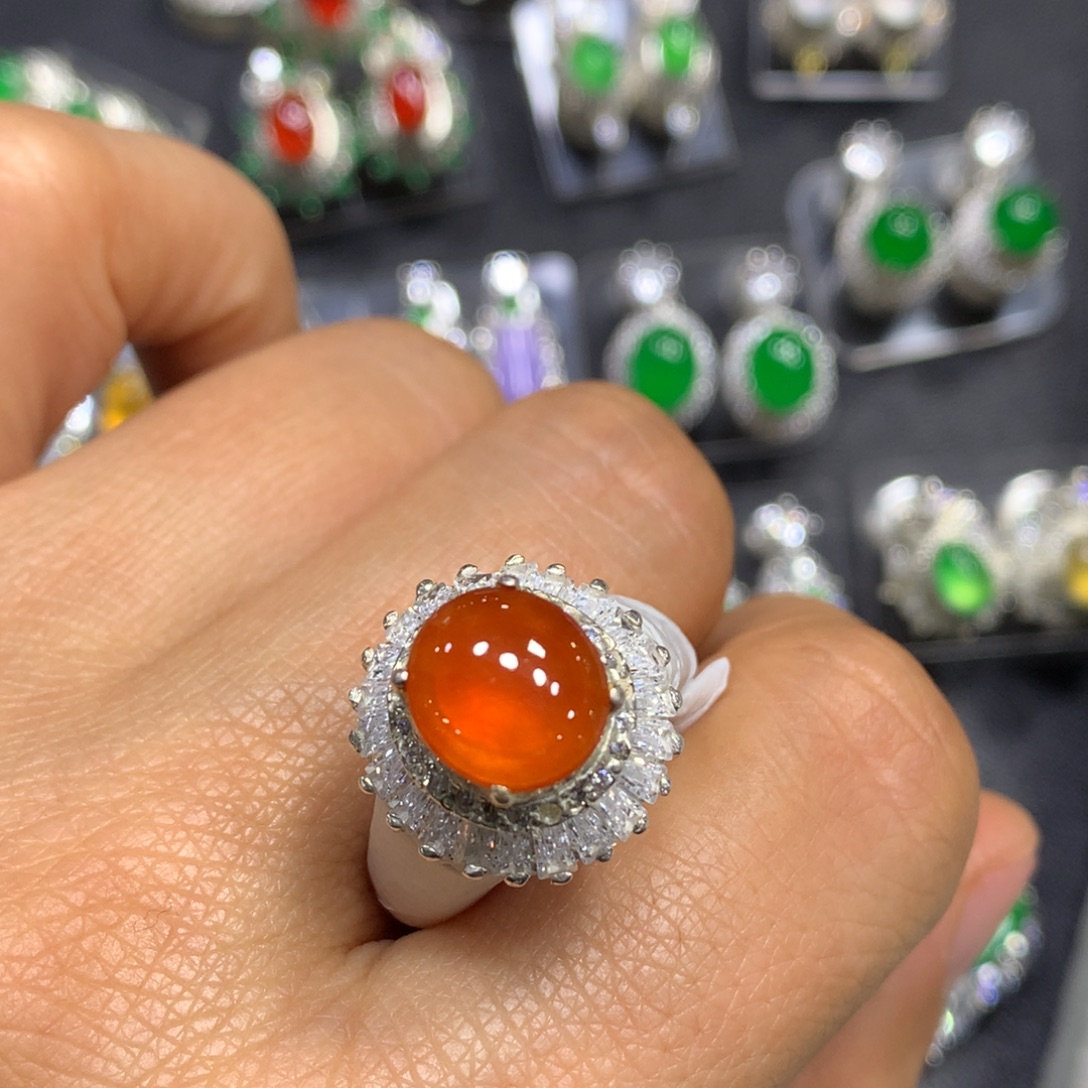 定制翡翠未镶嵌时尚买断不退