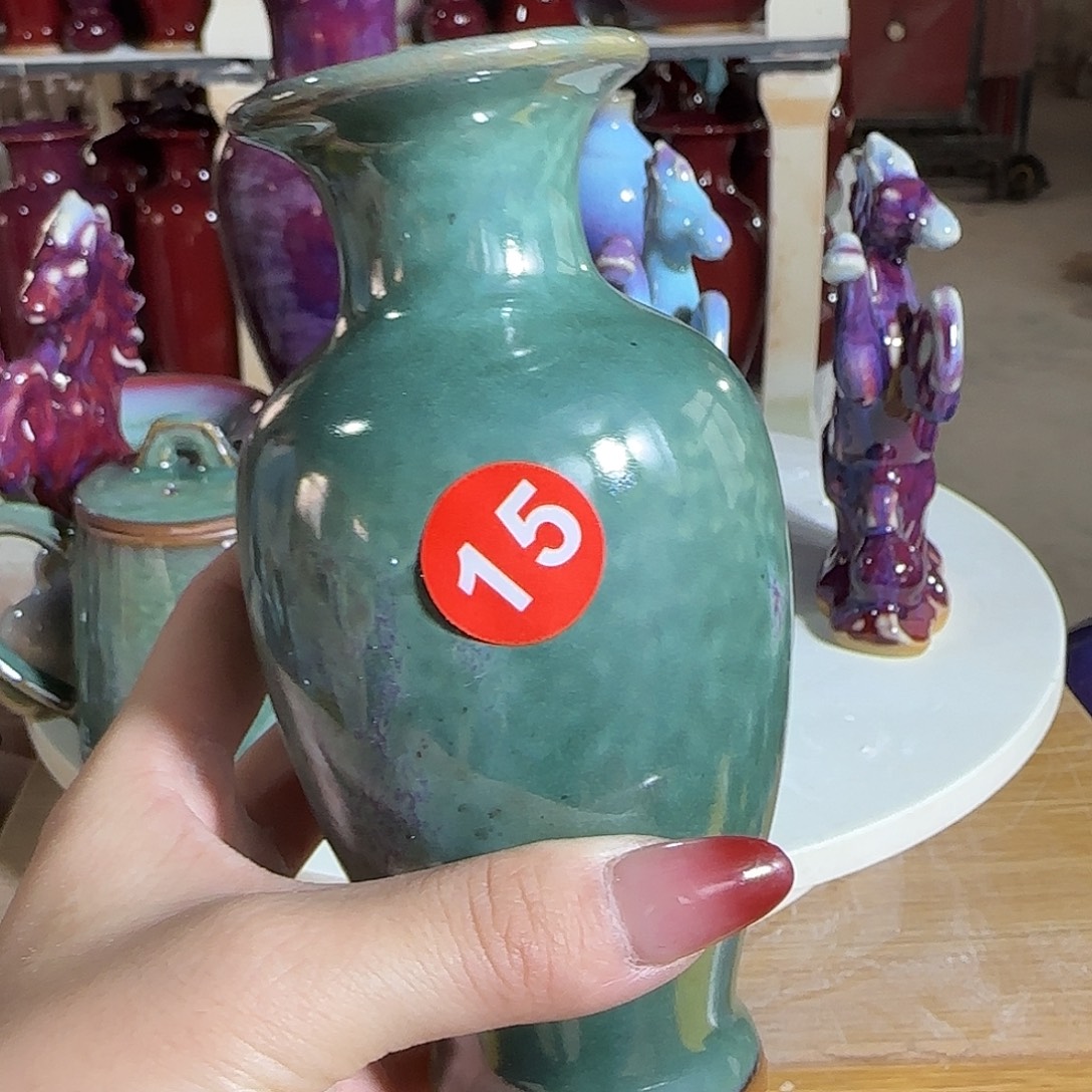 摆件陶郑家钧窑摆件