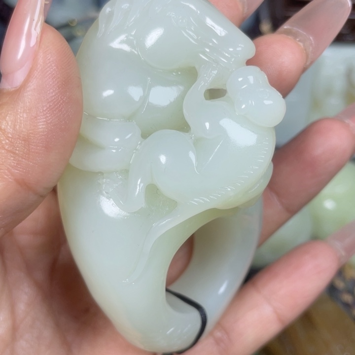 所***愿和田玉未镶嵌挂件