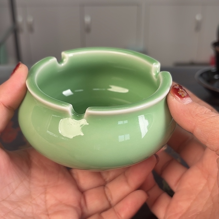 龙泉云间青瓷小米茶器