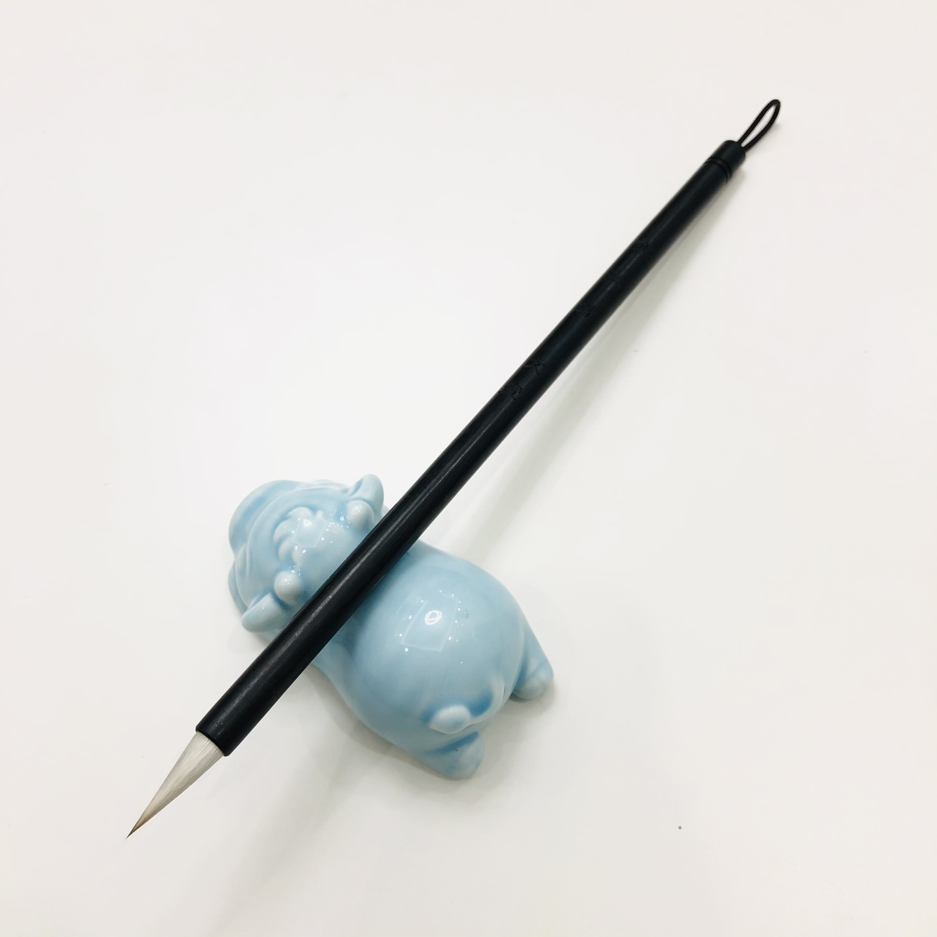 【寒江雪】出锋1.9cm 兼毫小楷毛笔 描红 国画 勾线 黑檀笔杆