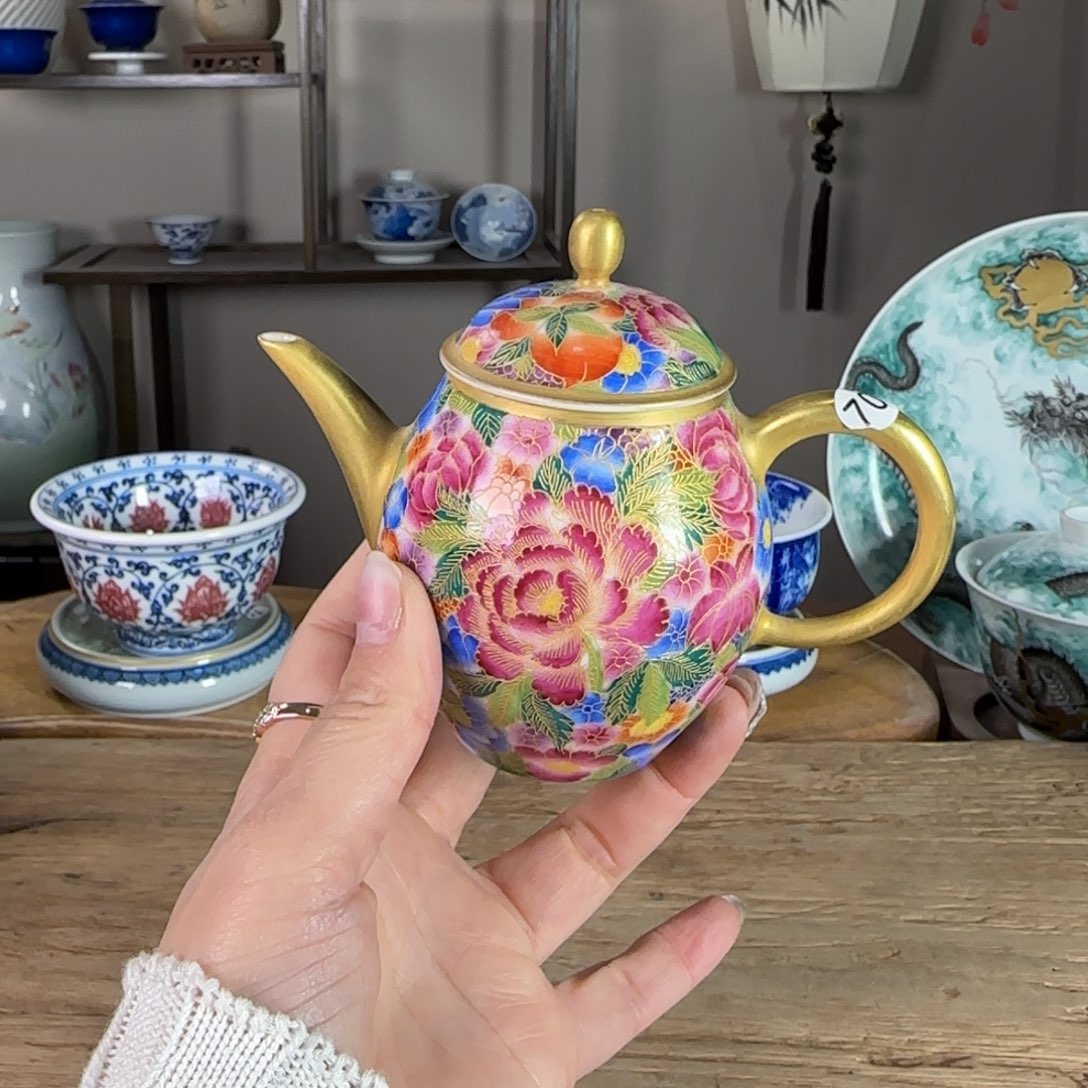 杯景德镇陶瓷柴烧多人