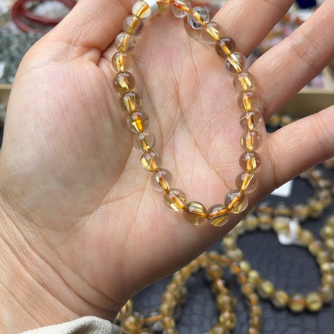 水晶手链未镶嵌天然