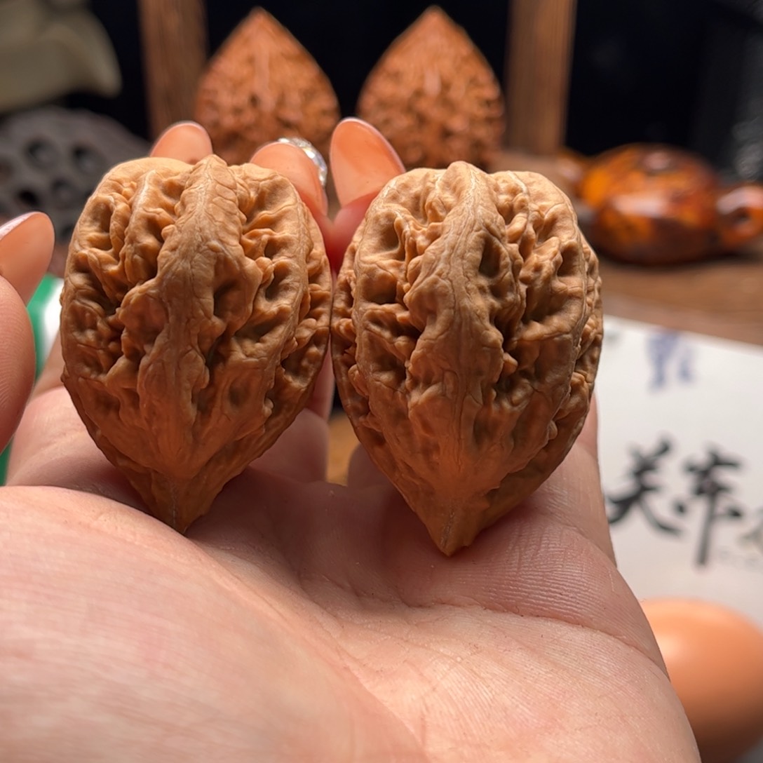 文玩核桃把件关东木子家楸大胖123