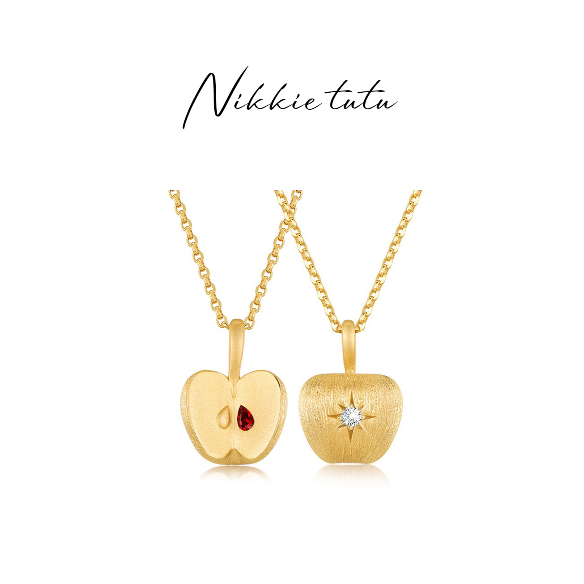 坠链均925银 原创许愿果平安果纯银项链高能量送女友礼物好运项链