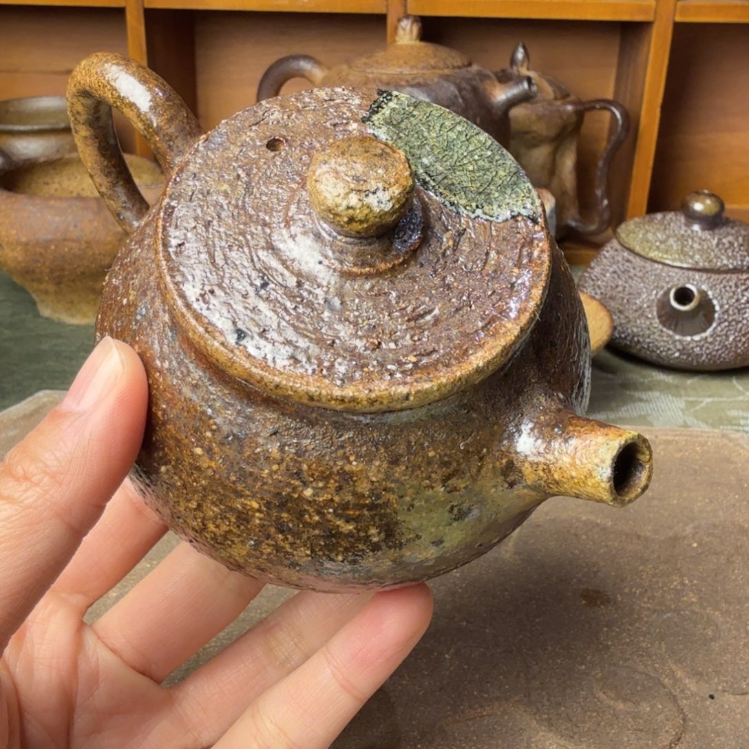 精品裸柴烧窑宝小壶200毫升