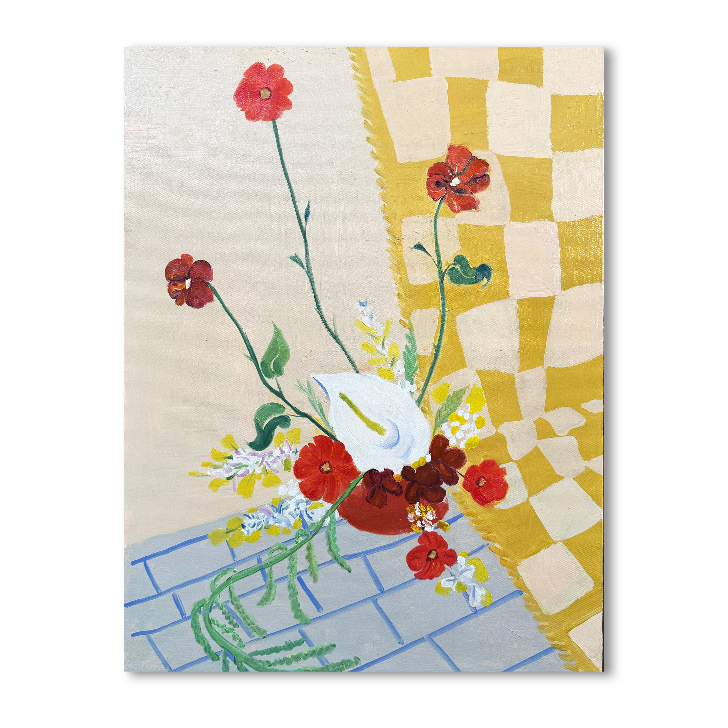 【花序】60*80 （油画）